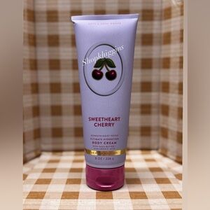 NEW B&BW Sweetheart Cherry Body Cream, 8 oz